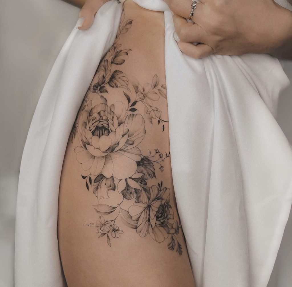 Blumen Tattoo Frankfurt